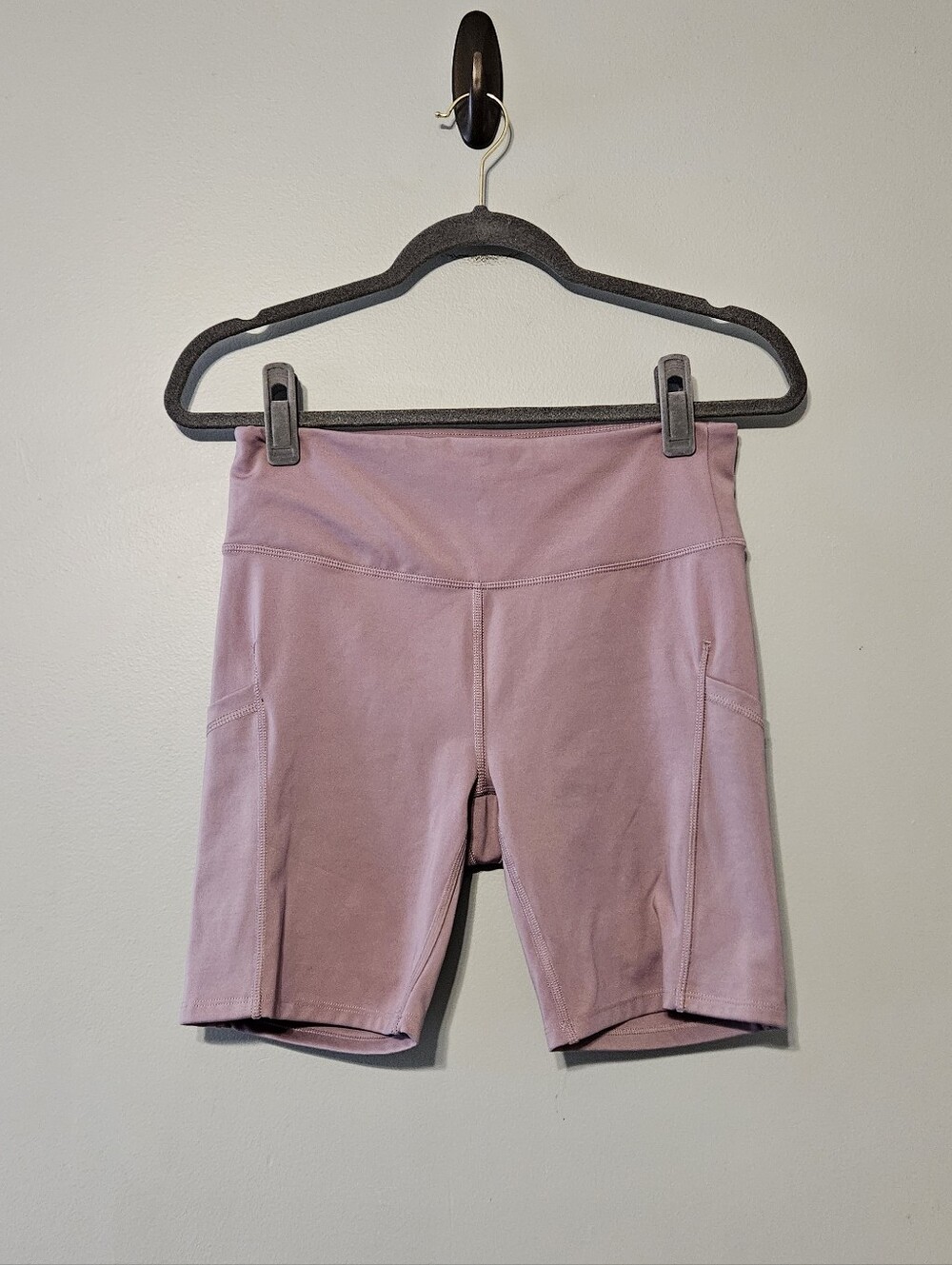 all in motion Lavendar High-Rise Bike Shorts